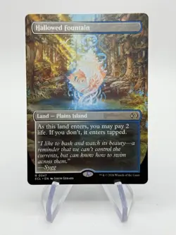 HALLOWED FOUNTAIN Rare Borderless Lorwyn Eclipsed NM MTG - Image 1