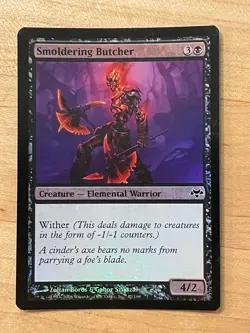 MTG NM Smoldering Butcher Foil [Eventide] - Image 1