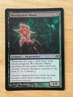 MTG NM Woodlurker Mimic Foil [Eventide] - Image 1