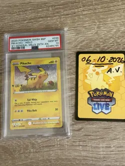 Pikachu 2020 General Mills SWSH039 Holo Promo Pokemon TCG PSA 10 - Image 4