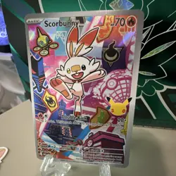 The Pokemon Company Scorbunny Pokemon Promos Promo Full Art Holo Basic HP70 - Image 1