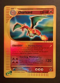 Pokemon Expedition Charizard Reverse Holo 40/165 E-Reader Good Condition - Image 1