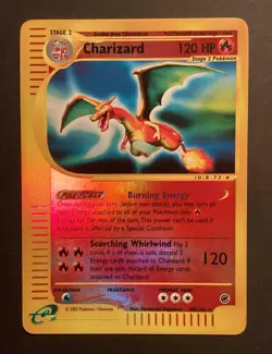 Pokemon Expedition Charizard Reverse Holo 40/165 E-Reader Good Condition - Image 3