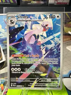 Silvally 095/084 IR - 2026 Pokemon Pitch Black Illustration Rare Holo NM - Image 1