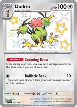 Dodrio 200/091 Holofoil/ SV: Paldean Fates EN NM - Image 1