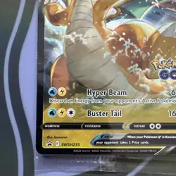 Pokemon TCG Dragonite V SWSH 235 + SWSH 236 Black Star Promo Pokemon Go SEALED 2 - Image 5