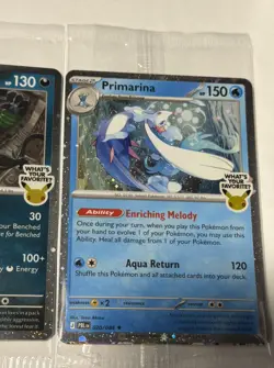 Pokemon Pitch Black Promos: Zarude, Armarouge, Primarina *Sealed* - Image 2
