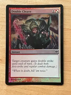 MTG NM Double Cleave Foil [Eventide] - Image 1