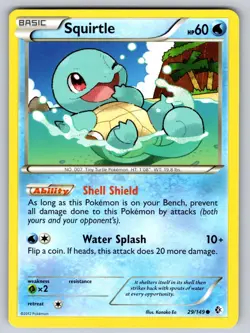 Squirtle 29/149 Common Boundaries Crossed Pokemon Lightly Played - Image 1