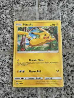 2016 Pokemon Sun & Moon Pikachu Black Star Promo #SM04 New Sealed - Image 1