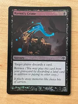 MTG NM Raven's Crime Foil [Eventide] - Image 1