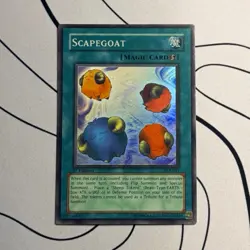 Faded Konami Yu-Gi-Oh! Scapegoat SDJ-041 Starter Deck: Joey Super Rare Foil 1st - Image 1