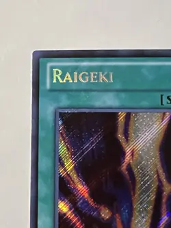 YuGiOh Raigeki Secret Rare 1st Edition LCYW-EN054 - Image 2