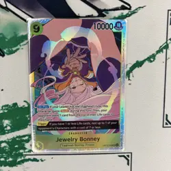OP-13 Jewelry Bonney 108 SR Carrying On His Will Foil OP13-108 NM One Piece Card - Image 1