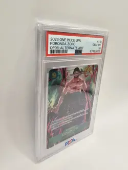 One Piece Wings Of The Captain Zoro Roronoa OP06-118 Alternate Art PSA 10 Jap - Image 2