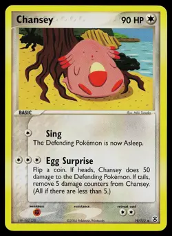 Pokemon Card - Chansey FireRed & LeafGreen 19/112 Rare - Image 1