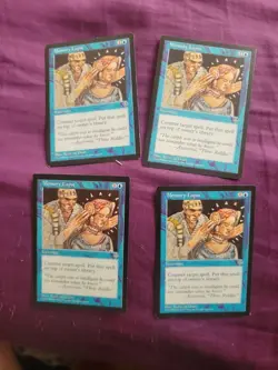 4x Memory Lapse Mirage Magic The Gathering Card MTG Vintage Pauper Counterspell - Image 1