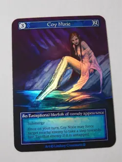 Coy Nixie Foil Exceptional Sorcery Arthurian Legends AL TCG Trading Card - Image 1
