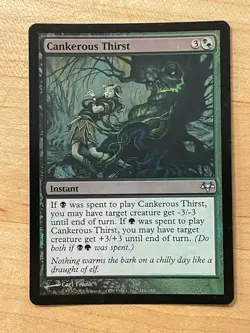 MTG NM Cankerous Thirst Foil [Eventide] - Image 1