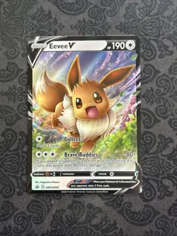 Eevee V SWSH065 SWSH: Sword & Shield Promo Cards Holo - Image 1