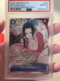 PSA 10 Bandai One Piece Card Game Boa Hancock Illustration Box Vol.1 - Image 4