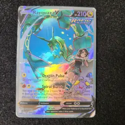 Pokemon TCG Rayquaza v Alternate Art Evolving Skies Card 194/203 Mint Condition - Image 1