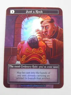Just a Rock Foil Ordinary Sorcery Arthurian Legends AL TCG Trading Card - Image 1