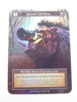 Grand Old Boar Foil Elite Sorcery Arthurian Legends AL TCG Trading Card - Image 1