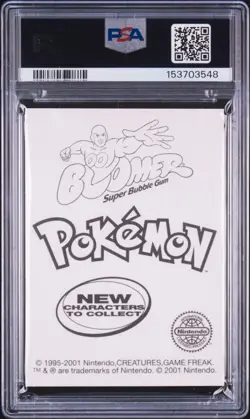 Blissey Pokemon Card Sticker Holo Dunkin Boomer Bubble Gum Nintendo PSA 9 POP 2 - Image 2