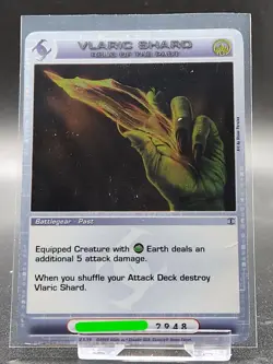 Chaotic Card : Vlaric Shard Relic Of The Past AU First Edition Rare Battlegear - Image 1