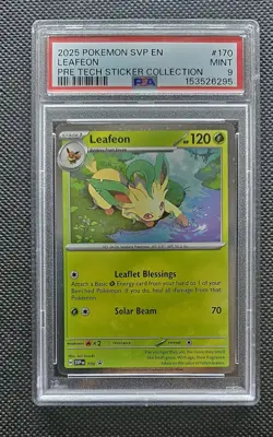 Leafeon - 170 (Cosmos Holo) 170 Sv: Scarlet & Violet Promo Cards Holo PSA 9 - Image 1