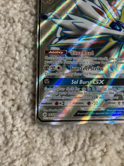 Solgaleo GX 143/149 ultra rare full art SUN & MOON pokemon card pack fresh - Image 4