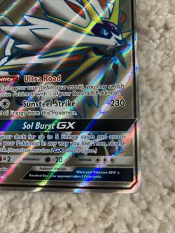 Solgaleo GX 143/149 ultra rare full art SUN & MOON pokemon card pack fresh - Image 5