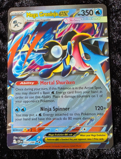 Mega Greninja ex 022/086 | Chaos Rising Double Rare Card | Near Mint - Image 1