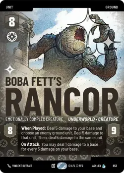 x1 Boba Fett's Rancor - Emotionally Complex Creature - Prestige Foil L Star Wars - Image 1