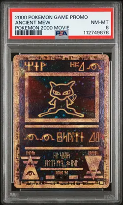 ANCIENT MEW 2000 Movie Promo PSA 8 Vintage Pokemon [Nostalgium] - Image 1