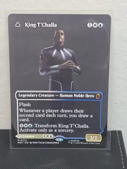 MTG, MSH King T'Challa (Borderless) #373 Marvel Super Heroes Regular NON FOIL - Image 1