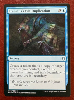 1x NM Irenicus's Vile Duplication - 078/361 U CLB MTG Magic Never Played x1 - Image 1