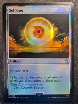 Sol Ring - Foil - Doctor Who (MTG) - Image 1