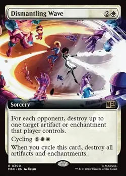Dismantling Wave - Extended Art MSC NM MTG - Image 1