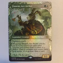 Finneas, Ace Archer (Showcase) - Bloomburrow (BLB) Foil NM 330 - Image 1