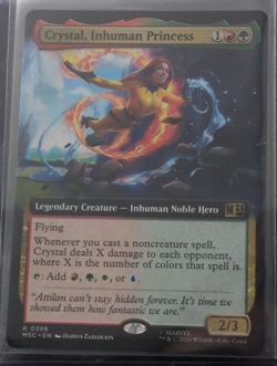 Crystal, Inhuman Princess (Extended Art) R 0398 Marvel Super Heroes NM - Image 1
