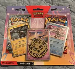 Pokemon Crown Zenith 2 Booster Packs + 3 Foil Cards Latios Palkia Zekrom - Image 1