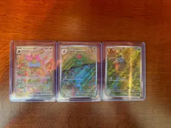 Pokemon Venusaur ex 198/165 SV 151 Special Illustration Rare Full evolution set - Image 1