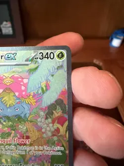Pokemon Venusaur ex 198/165 SV 151 Special Illustration Rare Full evolution set - Image 5