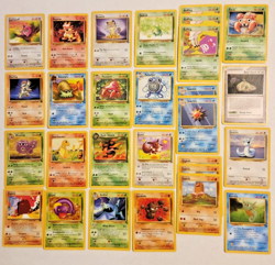 Vintage Pokemon TCG Bulk Lot (32) ( Base Set - Fossil - Jungle - See Pics ) - Image 2