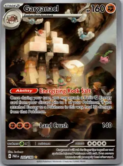 Garganacl 202/182 Illustration Rare Paradox Rift Pokemon Holo Near Mint - Image 1