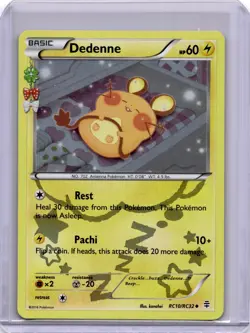 Pokemon Dedenne Uncommon Generations: Radiant Collection RC10/RC32 LP - Image 1