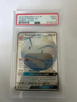 Electrode Gx SV57/SV94 Hidden Fates Pokemon PSA 9 - Image 1