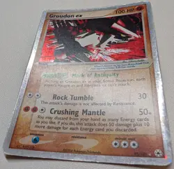 Pokemon Card Hidden Legends Groudon ex 93/101 Holo EX Rare - Image 3